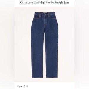 Abercrombie & Fitch High Rise Blue Jeans Timeless Style